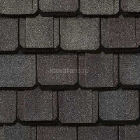 Гибкая черепица CertainTeed (Сертантид) GRAND MANOR (Gatehouse Slate) /1 кв.м/