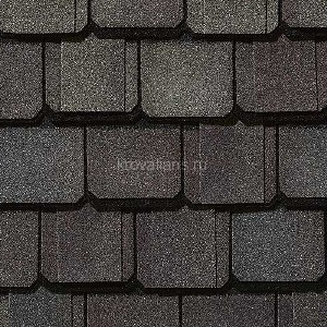 Гибкая черепица CertainTeed (Сертантид) GRAND MANOR (Gatehouse Slate) /1 кв.м/