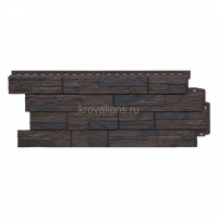 Фасадная панель Grand Line Сланец Design Plus орех  975*395 10шт/уп.