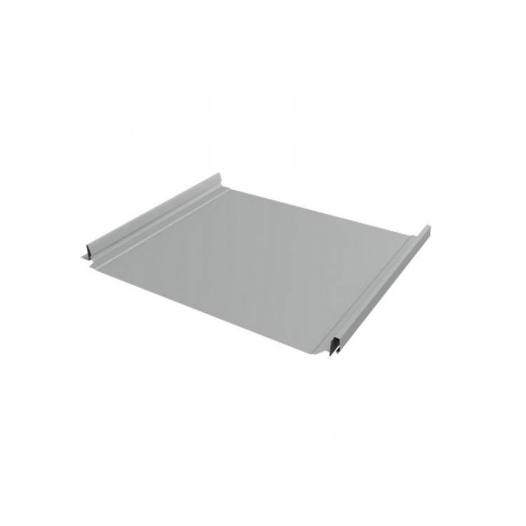 Кликфальц Pro 0,45 PE RAL 9006 бело-алюминиевый Кликфальц Pro 0,45 PE RAL 9006 бело-алюминиевый