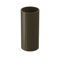 Труба водосточная 1 м Docke PREMIUM 125/85 мм (Каштан) /1 шт/