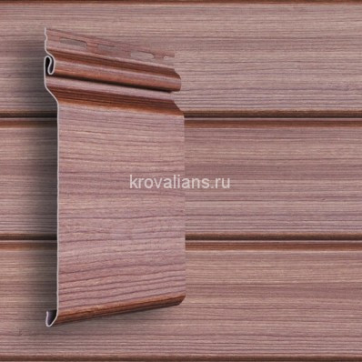 Сайдинг Grand Line (Гранд Лайн) TUNDRA S7 Natural-брус Рябина /панель/