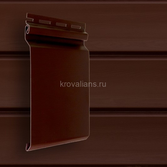 Сайдинг Grand Line (Гранд Лайн) TUNDRA S7 Natural-брус (Темный дуб) /панель/