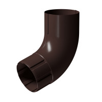 Docke STAL PREMIUM 125/90 мм Колено 72 гр Шоколад RAL8019 18шт/упак