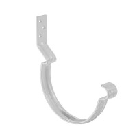 AS PUrus 125/90 Крюк желоба короткий с компл. крепления (МУ), RAL 9003