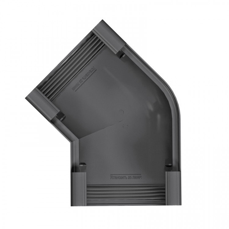 ТЕХНОНИКОЛЬ Ультра угол желоба 135° (D142/100), серый ТЕХНОНИКОЛЬ Ультра угол желоба 135° (D142/100), серый