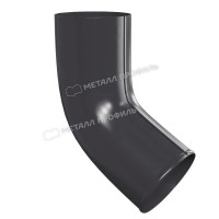 МП GS lite Колено сливное, RAL 7024, графит D90х60