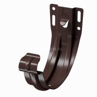 Docke STAL PREMIUM 125/90 мм Карнизный кронштейн Шоколад RAL8019 78шт/упак
