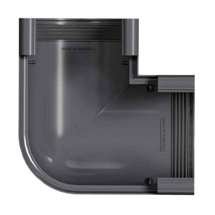 ТЕХНОНИКОЛЬ Ультра угол желоба 90° (D142/100), серый ТЕХНОНИКОЛЬ Ультра угол желоба 90° (D142/100), серый