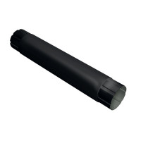 Optima 125/90 Труба круглая соединительная Optima Matt 90мм 1м RAL 9005