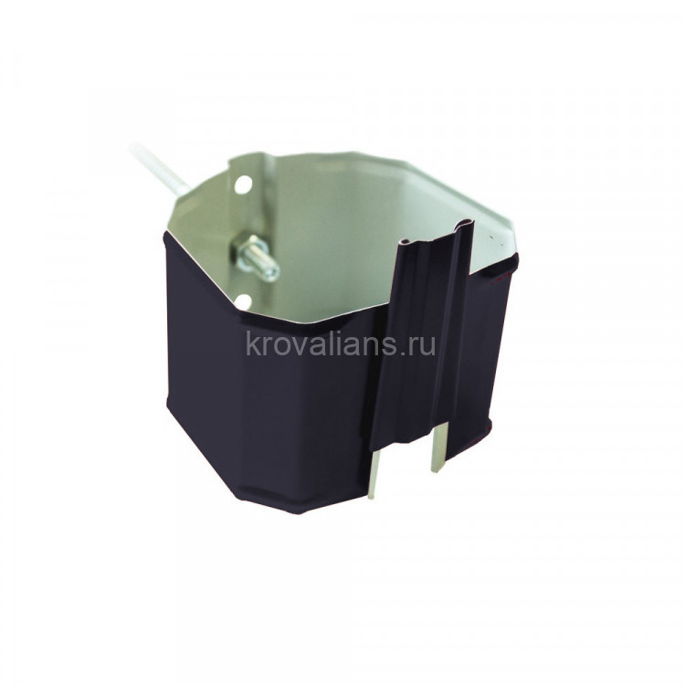 Vortex Matt 127/102 Кронштейн трубы на кирпич прямоугольный Matt RAL 7024