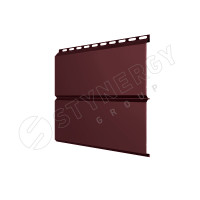 Сайдинг металлический Stynergy (Стинержи) Евробрус 367х345мм ПЭ RAL 3005 0,45 / 1шт. /