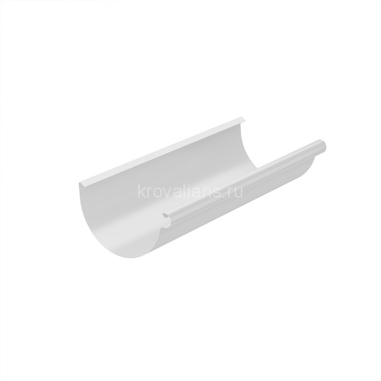 Galeco STAL 124 120/90 Желоб водосточный 3м RAL 9003 (RR 20) 5шт/уп