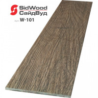 SidWood, хризотилцементный сайдинг 3000х100х8 мм доборная 0,3м2 W-101