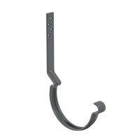 AS COMF PE 125/90 Крюк желоба длинный с компл. крепления (МУ), RAL9005 24 шт/уп