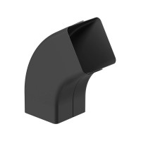 GALECO STAL2 125/80 Колено 72гр. Черный RAL 9005 ( RR33) 20шт/уп