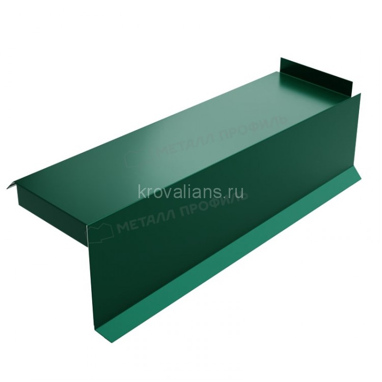 МеталлПрофиль Планка сегментная торцевая правая 350 мм (PURMAN-20-6005-0.5) /1 шт/
