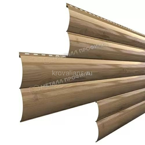 Сайдинг МеталлПрофиль Woodstock-Н-28х330 (ECOSTEEL-01-Сосна-0.5) /1 шт/