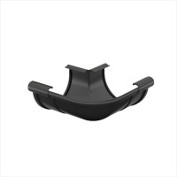 Galeco PVC 152 130/100 Угол внешний 90гр. Черный RAL 9005 (10шт/уп)
