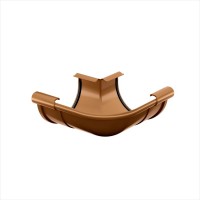 Galeco PVC 152 130/100  Угол внешний 90гр. Шоколад RAL 8017  (10шт/уп)