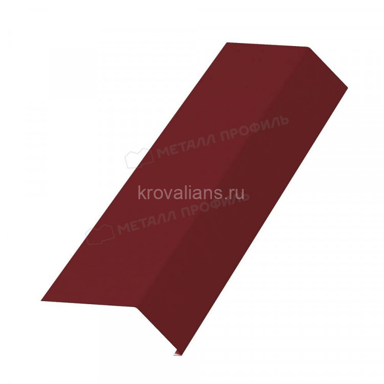 МеталлПрофиль Планка карнизная 100х69х2000 (Полиэстер-01-3011-0.45) /1 шт/