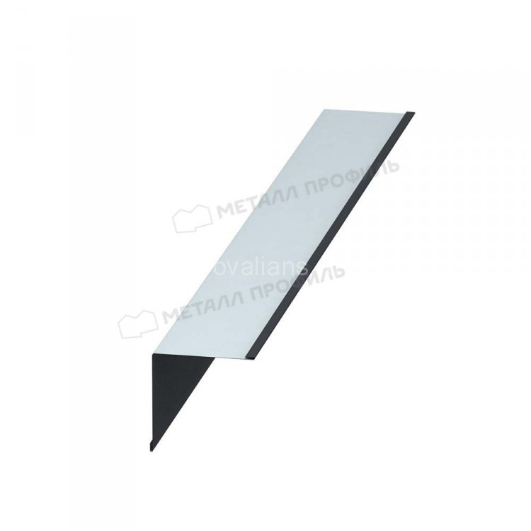 МеталлПрофиль Планка угла внутреннего 115х115х2000 NormanMP (Полиэстер-01-7024-0.5) /1 шт/ МеталлПрофиль Планка угла внутреннего 115х115х2000 NormanMP (Полиэстер-01-7024-0.5) /1 шт/