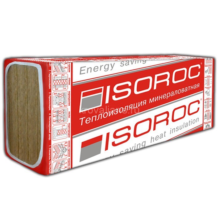 Минплита Изофас (пл.110) 1000х600х100мм 1,8м2/уп 0,18м3