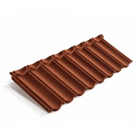 Композитная черепица Metrotile (Метротайл) MetroBond (Терракот) /лист/