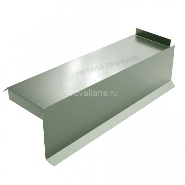 МеталлПрофиль Планка сегментная торцевая правая 350 мм (PURMAN-20-Tourmalin-0.5) /1 шт/