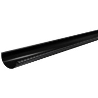 GL 90/125 Желоб полукруглый 125 мм 3 м Matt RAL 9005