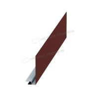 МеталлПрофиль Планка карнизного свеса сложная 250х50х3000 (PURETAN-20-RR29-0.5) /1 шт/