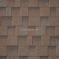 Гибкая черепица IKO Cambridge (Dual Brown Ultra-53) /кв.м/
