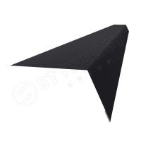 Планка карнизная 100х65х2000 Stynergy (Стинержи) (Полиэстер-9005-0.45) /1 шт/