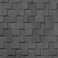 QUIET TILE Гибкая черепица Bohho Антрацитово серый 2,75м2