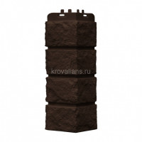 Угол Grand Line Колотый камень Classic шоколадный (0,390*0,120) 12шт/уп