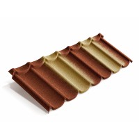 Композитная черепица Metrotile (Метротайл) MetroMistral (Терракотово-Желтый) /лист/
