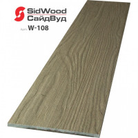 SidWood, хризотилцементный сайдинг 3000х100х8 мм доборная 0,3м2 W-108