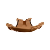 Galeco PVC 152 130/100  Угол внешний регулированный 90-135гр. Шоколад RAL 8017  (10шт/уп)