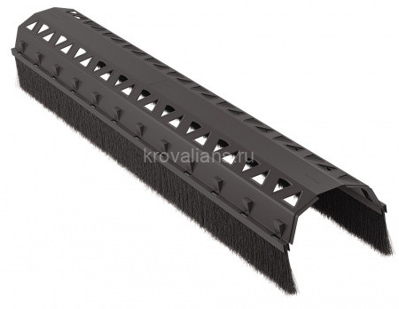 Eurovent AIR FLEX S Аэроэлемент конька, ПВХ 75mm x 1m, RAL8019