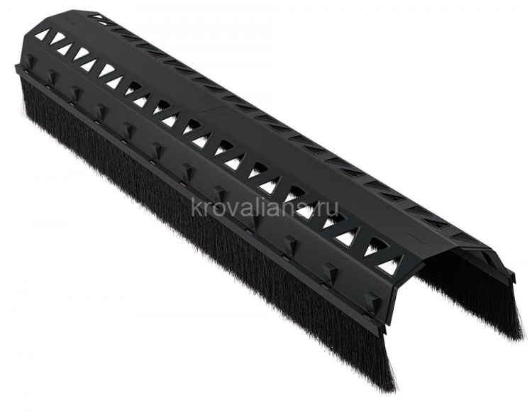 Eurovent AIR FLEX S Аэроэлемент конька, ПВХ 75mm x 1m, RAL8019