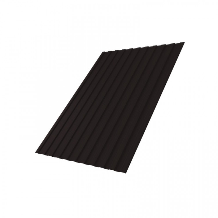 Профнастил С8А 0,5 Satin Мatt RAL 9005 черный