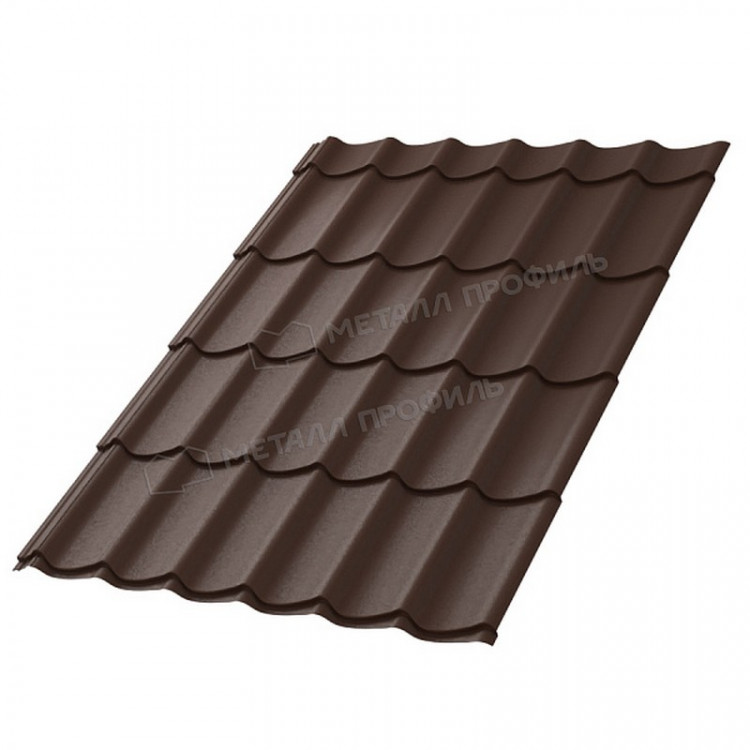 Металлочерепица МП Ламонтерра-XL (VALORI-20-Brown-0.5) Металлочерепица МП Ламонтерра-XL (VALORI-20-Brown-0.5)