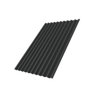 Профнастил Обнинск С21R 0,5 Satin RAL 7016 антрацитово-серый