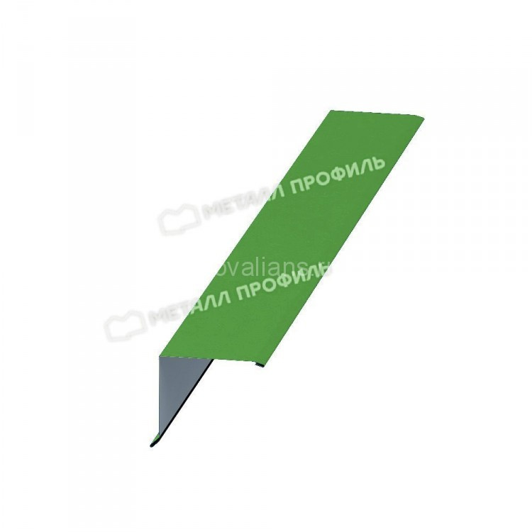 МеталлПрофиль Планка торцевая 90х115х2000 NormanMP (Полиэстер-01-6018-0.5) /1 шт/