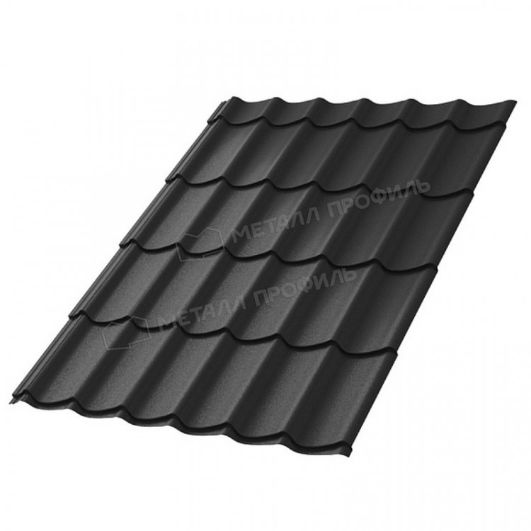 Металлочерепица МП Ламонтерра-XL (VALORI-20-DarkGrey-0.5) Металлочерепица МП Ламонтерра-XL (VALORI-20-DarkGrey-0.5)