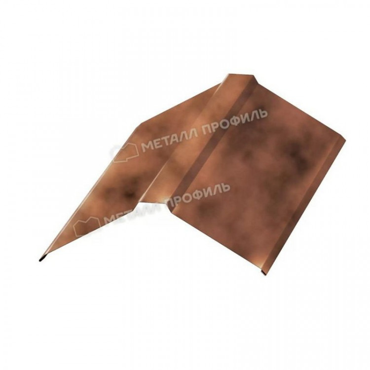 МеталлПрофиль Планка конька плоского 190х190х2000 (CLOUDY-02-Anticato-0.5) /1 шт/