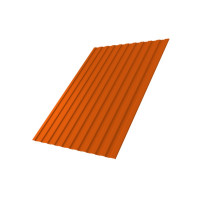 Профнастил С8А 0,45 PE RAL 2004 оранжевый