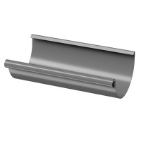 Docke STAL PREMIUM 125/90 мм Желоб водосточный 3 м Графит RAL7024 175шт/упак