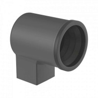 GALECO STAL2 125/80 Переходник Графит RAL 7015 ( RR23) 16шт/уп