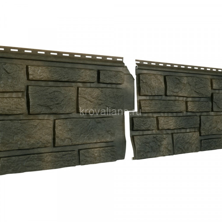 Ю-Пласт Сайдинг STONE-HOUSE S-Lock Таганай Таёжный 0,290*1,950мм (1уп=15шт/8,5м2) под заказ